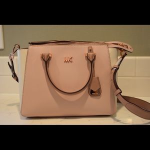 Michael Kors Genuine Leather Pink Satchel (NEW!)
